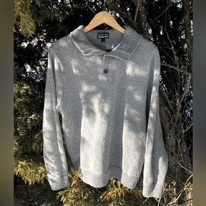 Patagonia knit sweater, grey